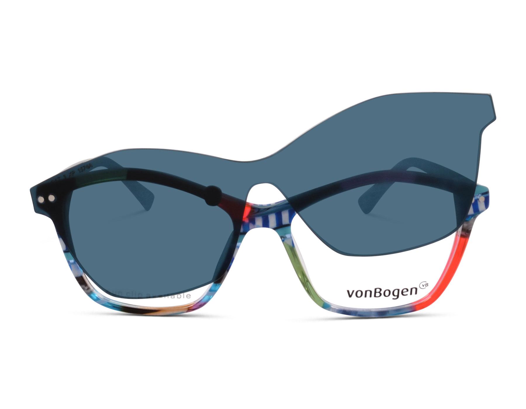 vonBogen XP1574A C02 53 Blau/Grün/Rot/Schwarz/Lila inkl. Sonnenclip