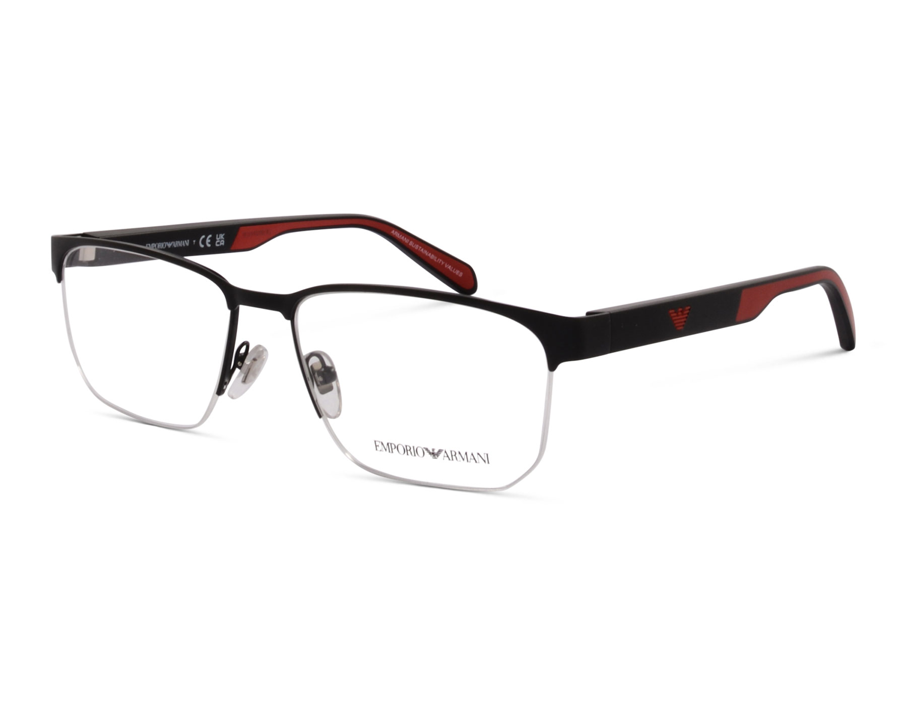Emporio Armani EA 1162 3085 56 Schwarz/Rot
