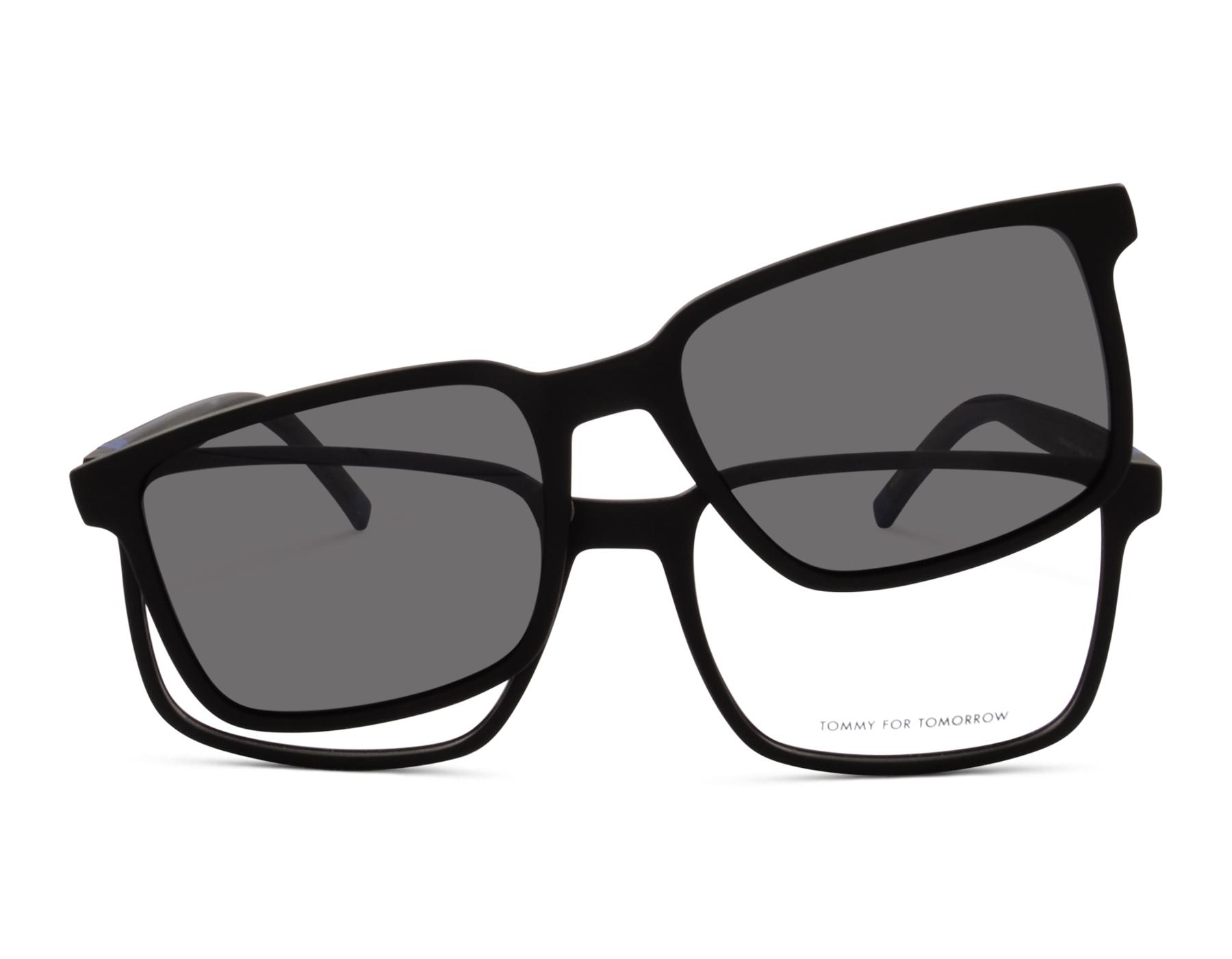 TOMMY HILFIGER TH 2377/C 003 54 Schwarz matt inkl. Clip Polarisiert