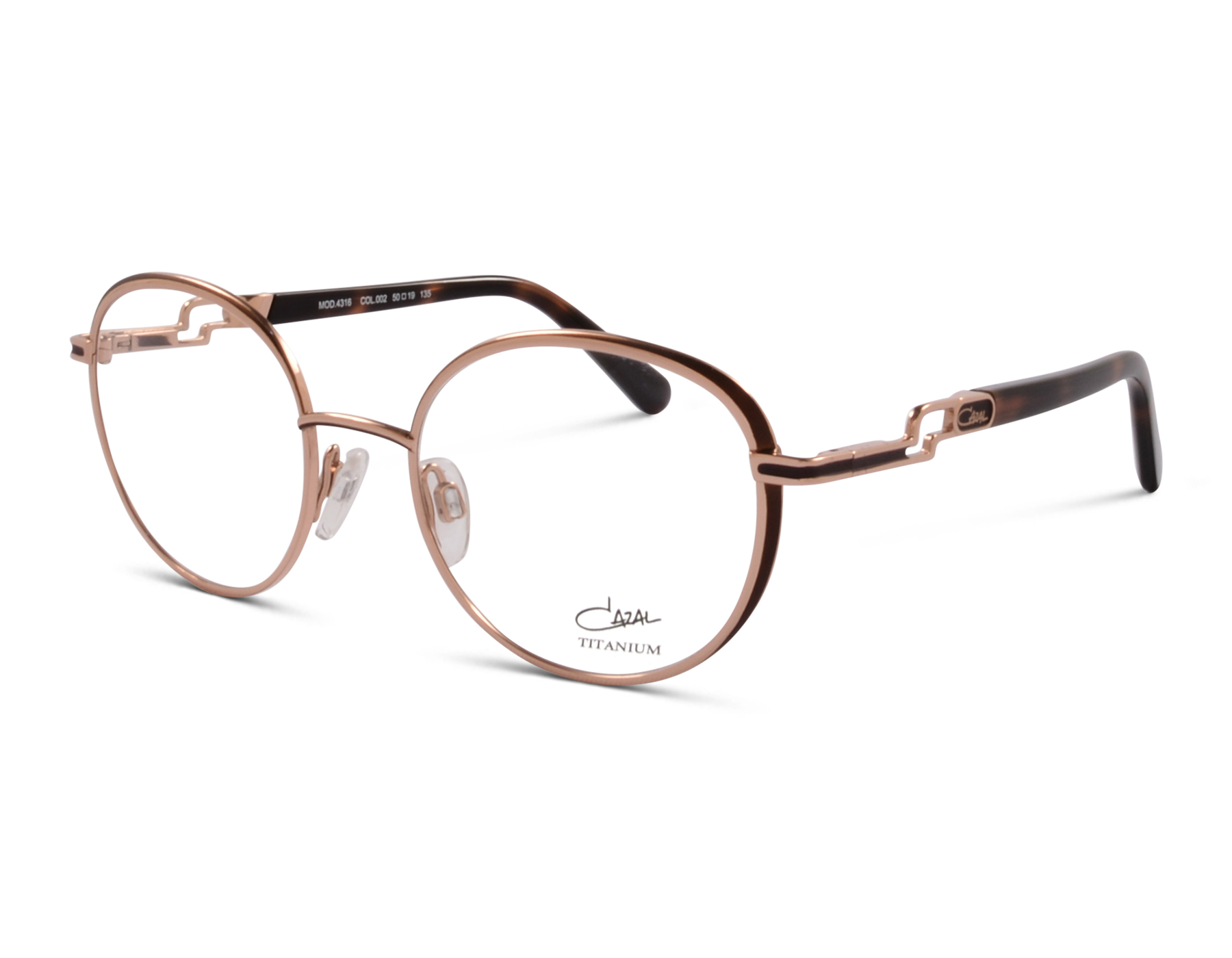 Cazal 4316 002 50 Chocolate/Roségold