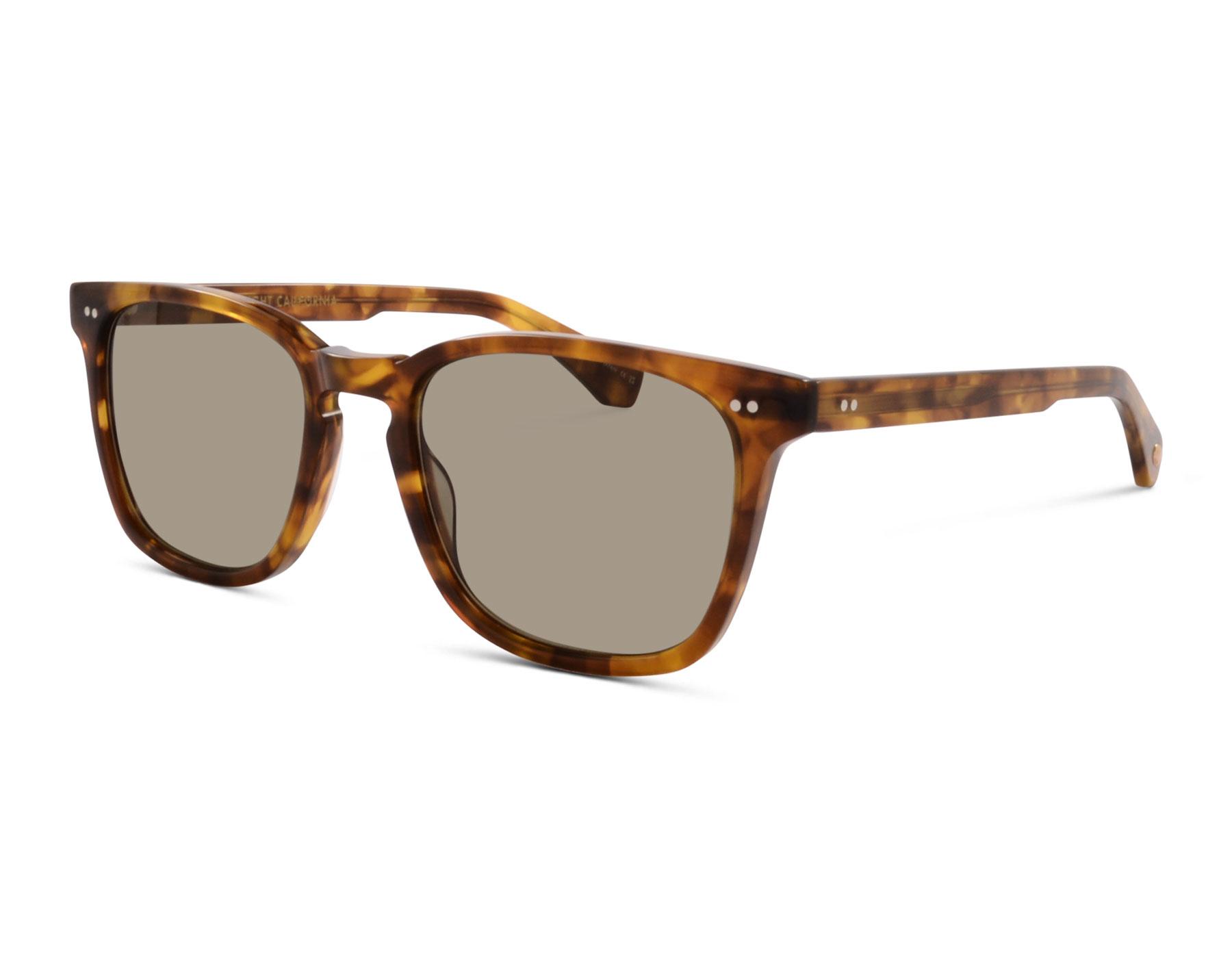 GARRETT LEIGHT EARVIN SUN 53 Hazel Tortoise/Green