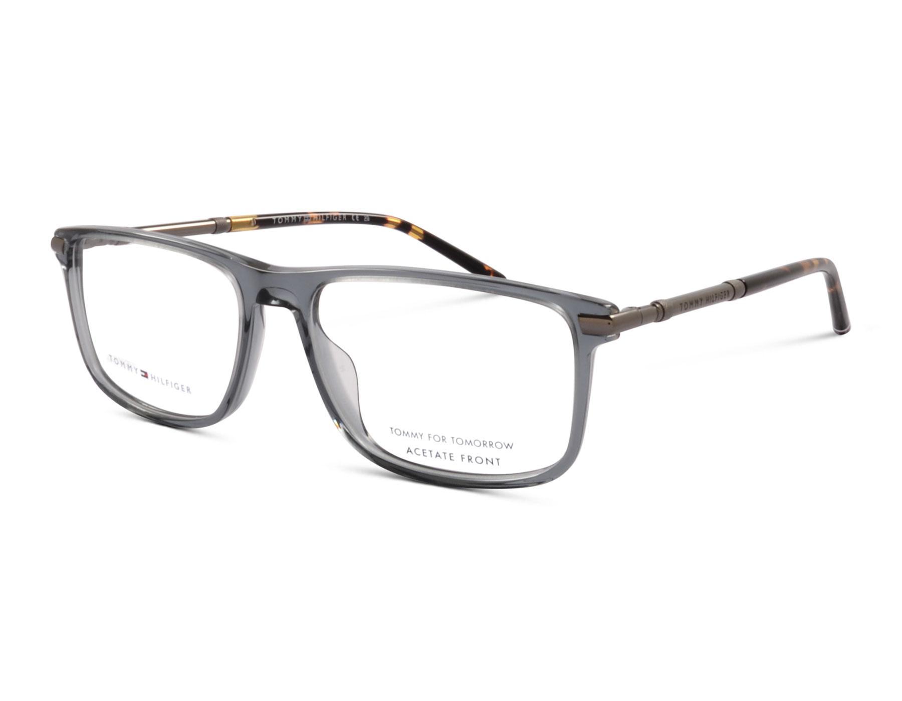 TOMMY HILFIGER TH 2332 PJP 55 Grau transparent/Silber/Havanna