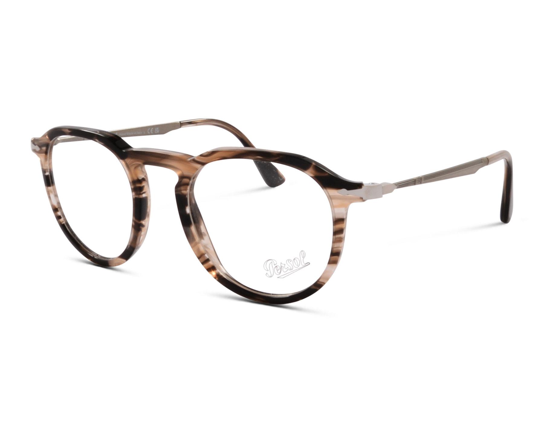 Persol PIER P3387-V 1236 49 Braun gestreift