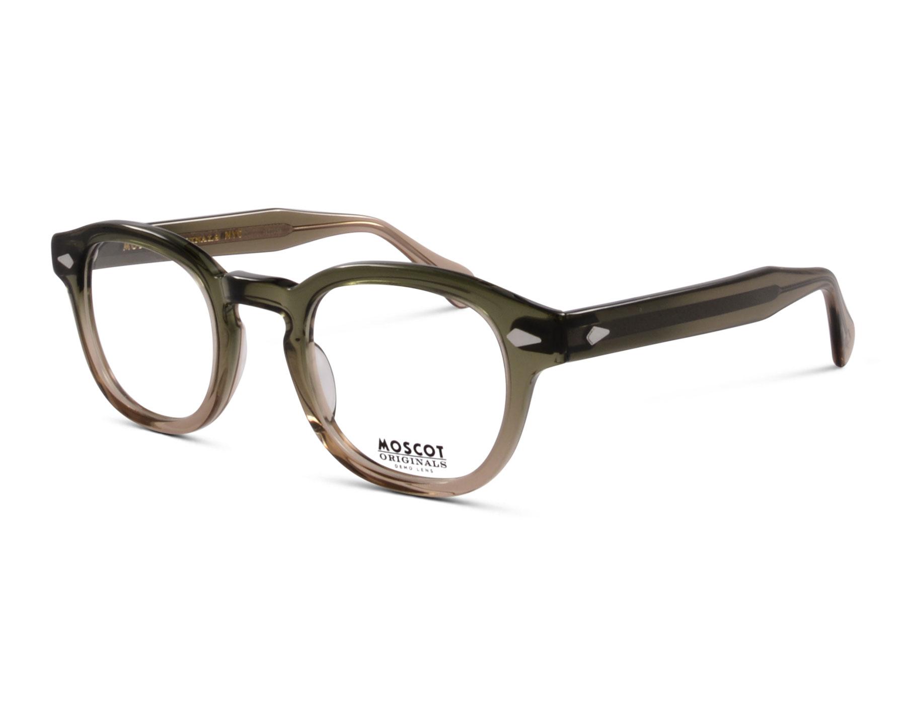 Moscot LEMTOSH KHAKI 46 Grün/Transparent Verlauf