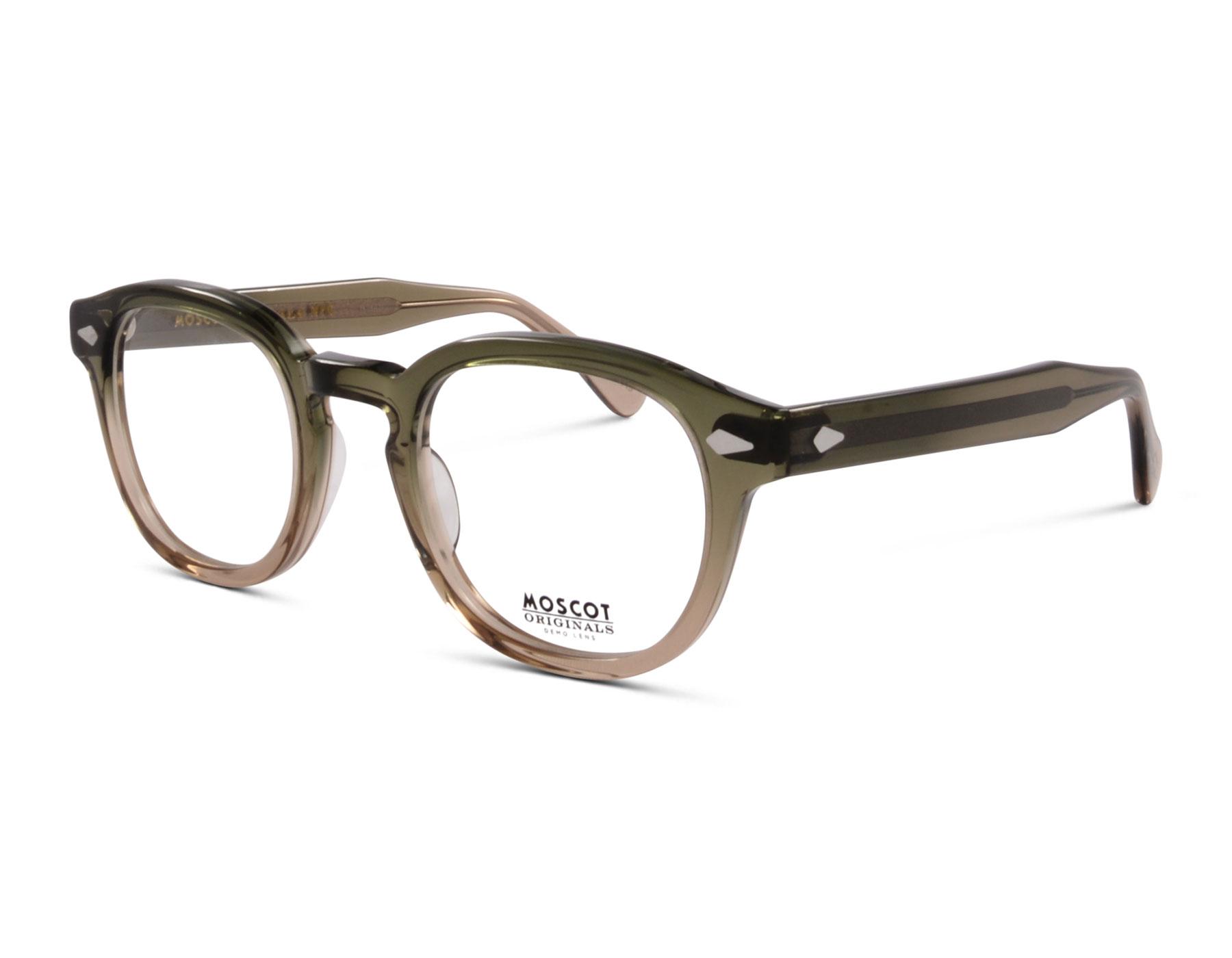 Moscot LEMTOSH KHAKI 49 Grün/Transparent Verlauf