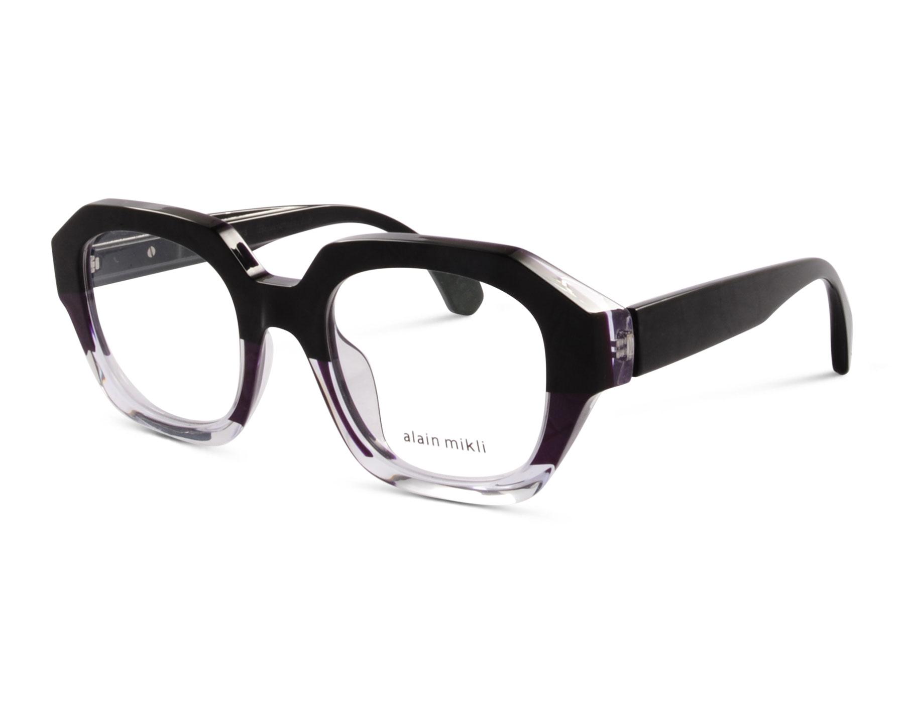 Alain Mikli A03510XX 001 50 Schwarz/Lila/Transparent