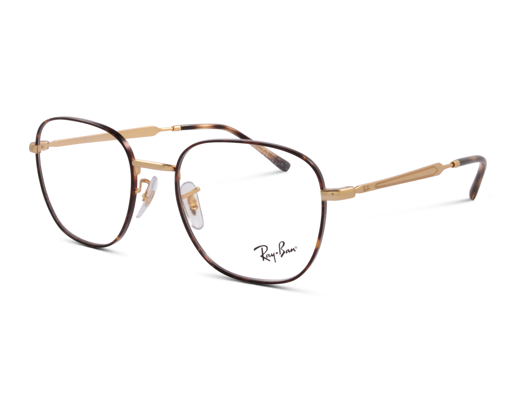 Ray-Ban RB6534 3188 53 Goldfarben/Havanna matt