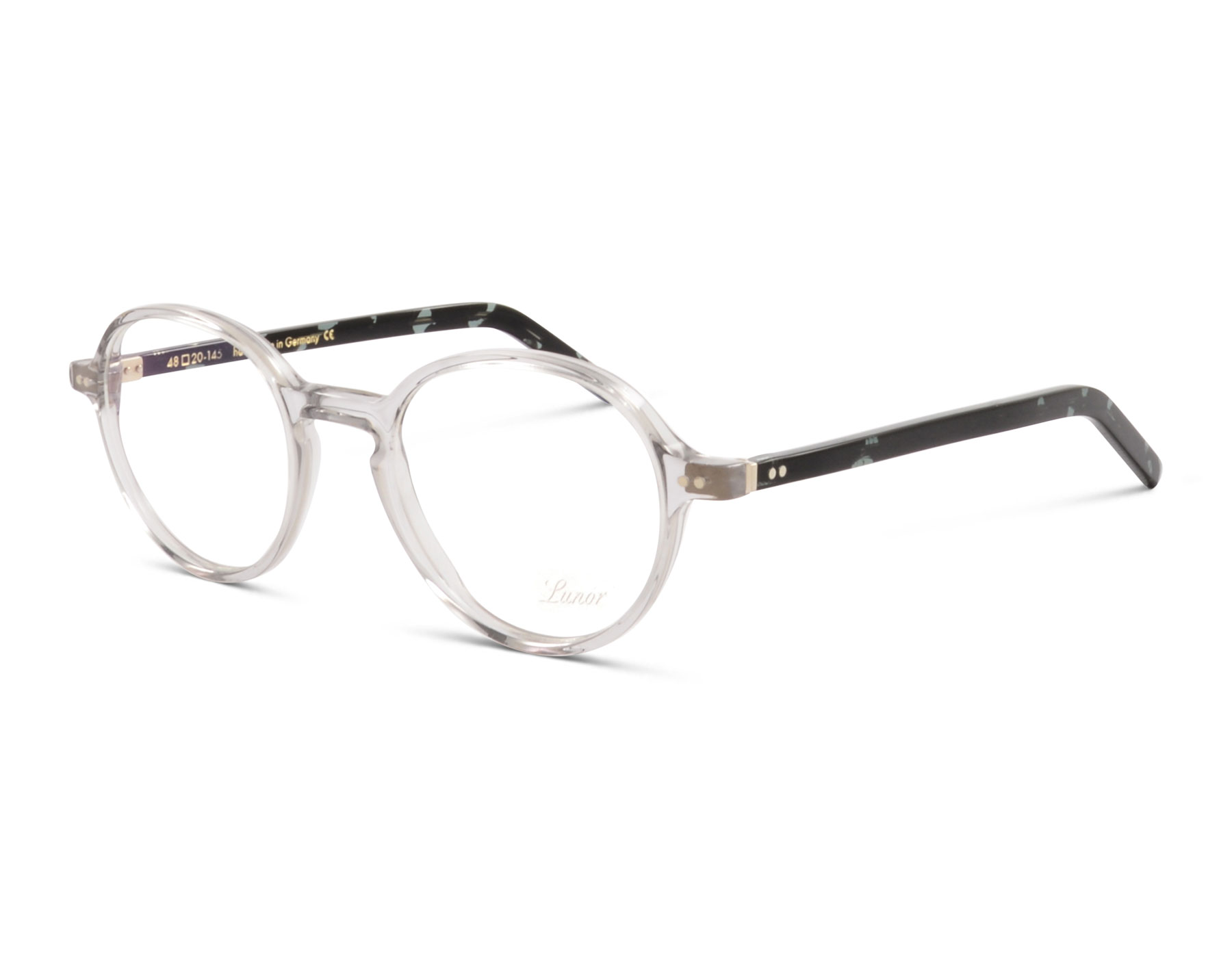 Lunor A12 Mod 509 col 63 48 Hellgrau Transparent / Havanna Grün