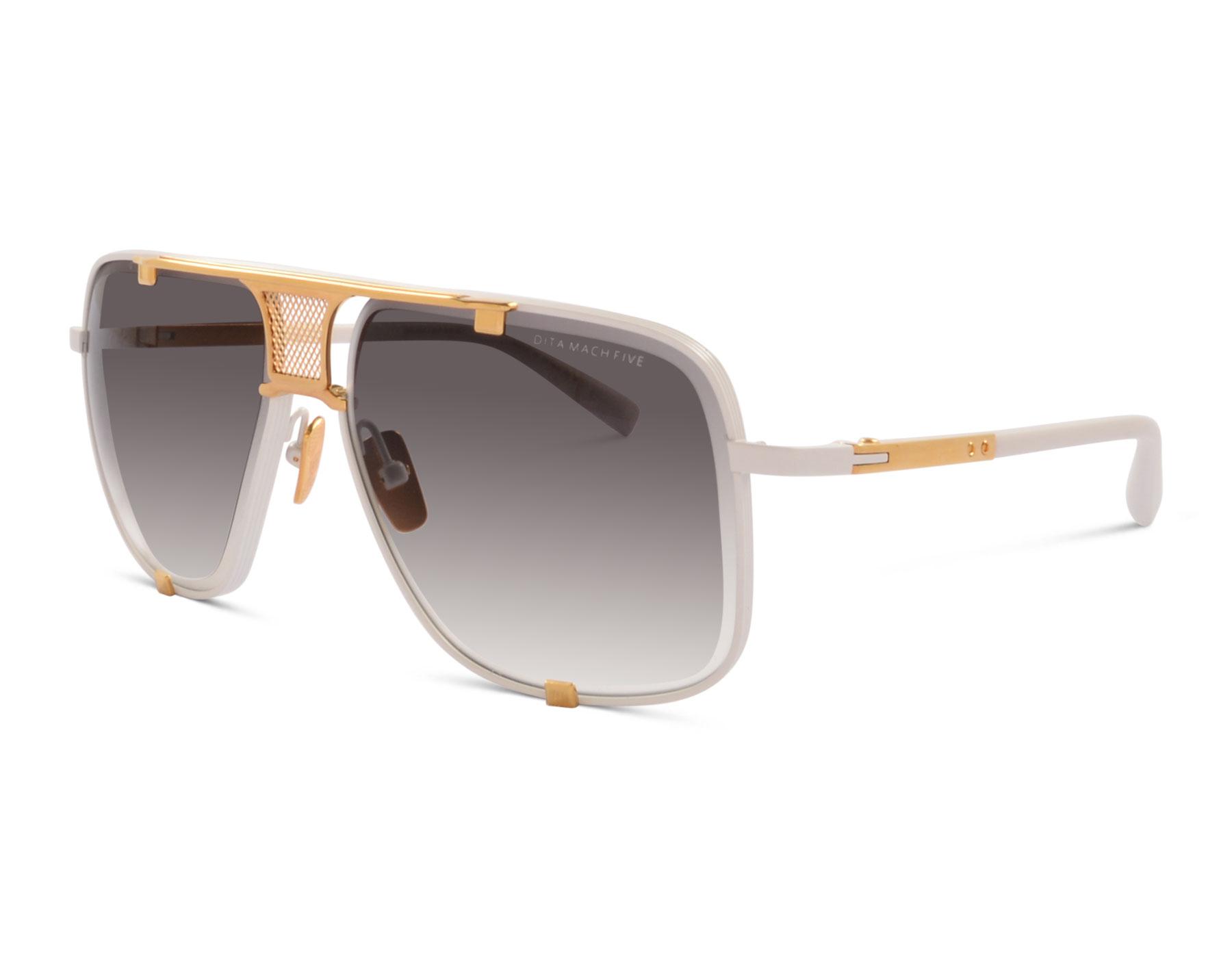 Dita MACH-FIVE DRX-2087-A-BLK-GLD-64-Z Matte Black - Yellow Gold