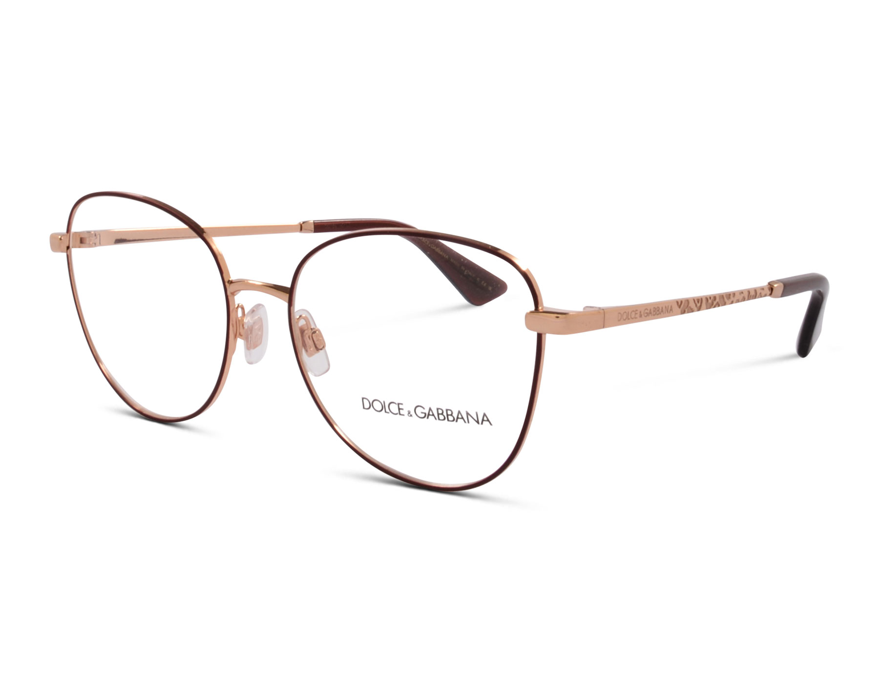 Dolce & Gabbana DG1355 1333 55 Rot / Rosegold