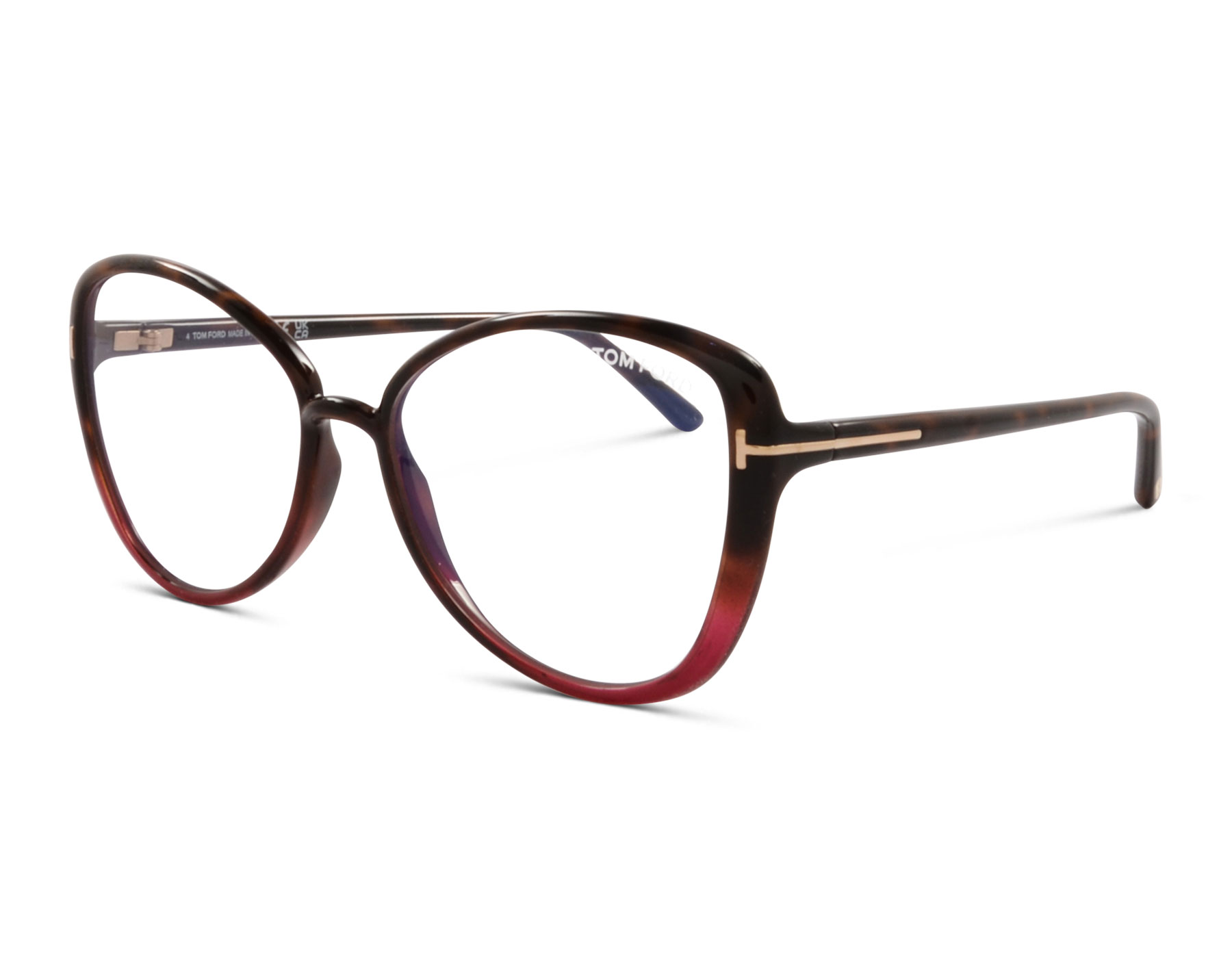 Tom Ford TF5907-B 055 55 Braun/Rot