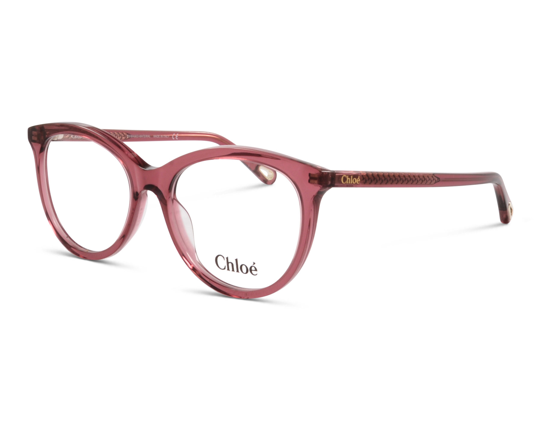 Chloé CH01170 4 52 Rot Transparent
