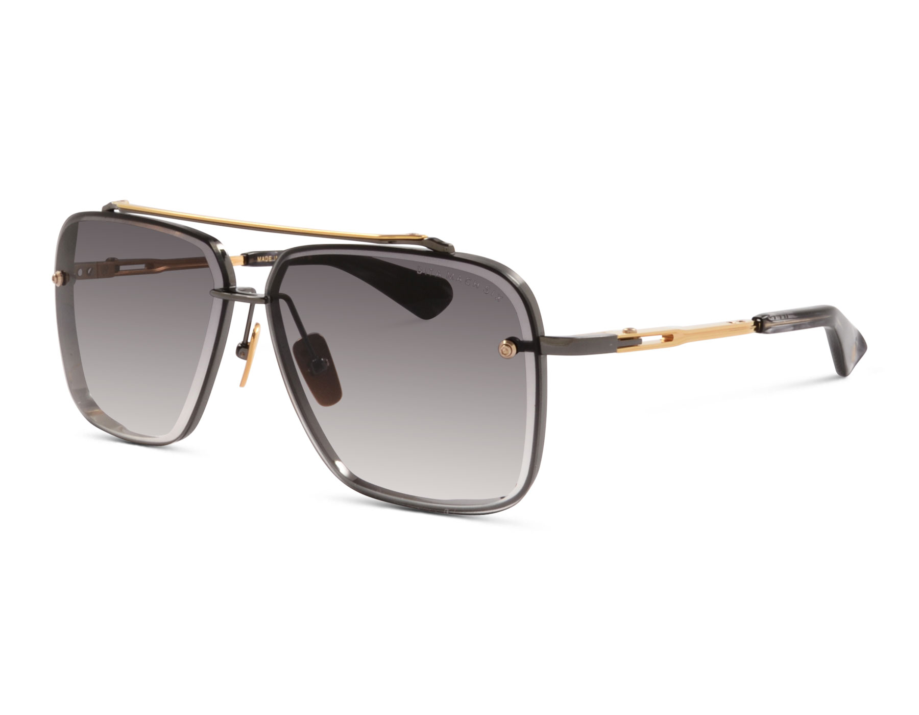 Dita Mach Six DTS121 BLK/GLD 62 Schwarz-Goldfarben