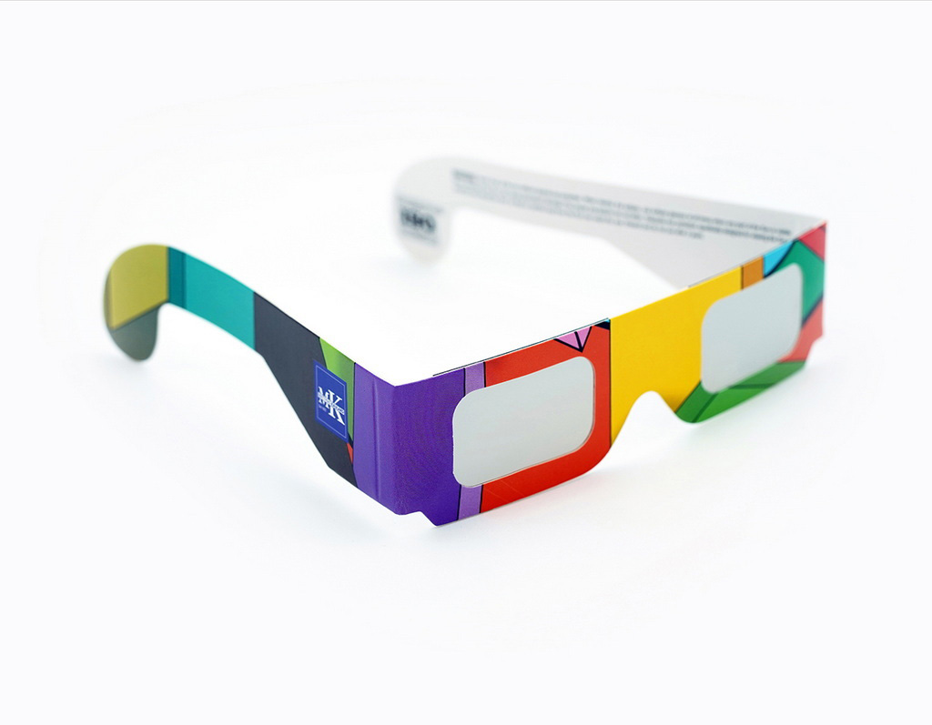Sonnenfinsternisbrille Pop Art