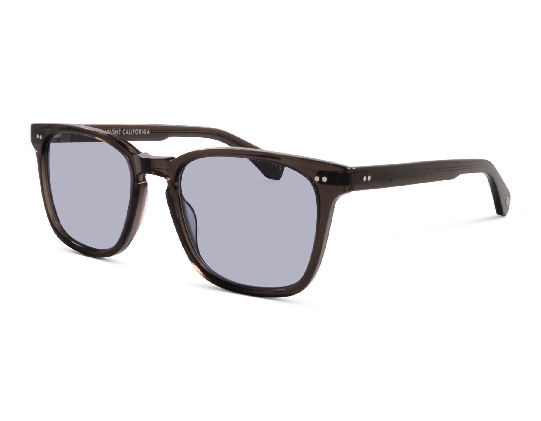 GARRETT LEIGHT EARVIN SUN 53 Black Glass/H20