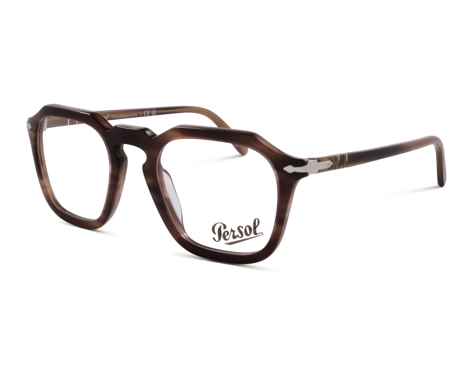 Persol P3292-V 1208 50 Braun gestreift