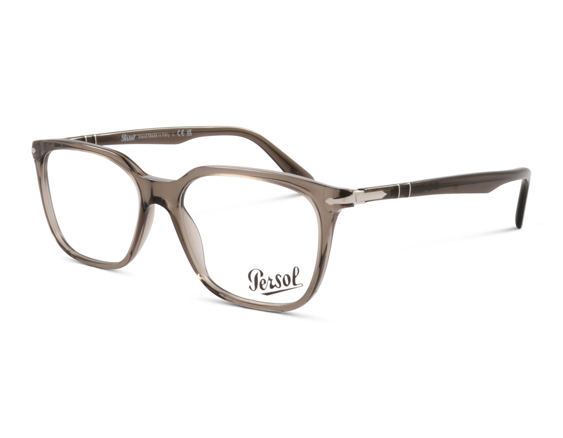 Persol P3298-V 1103 54 Taupe Grau Transparent