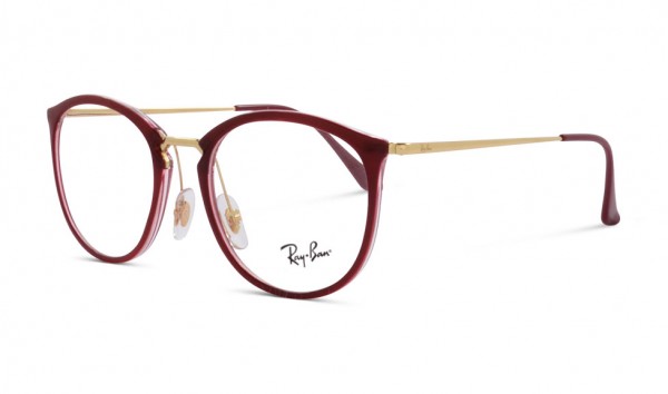 Ray Ban RB 7140 5854 51 Transparent On Top Amaranth