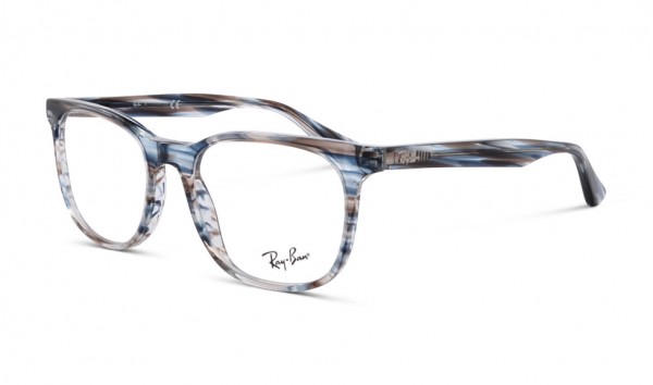 Ray Ban RB 5369 5750 50 Blue Grey Stripped